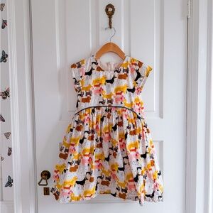 Pink Chicken Multicolor Animal Print Dress